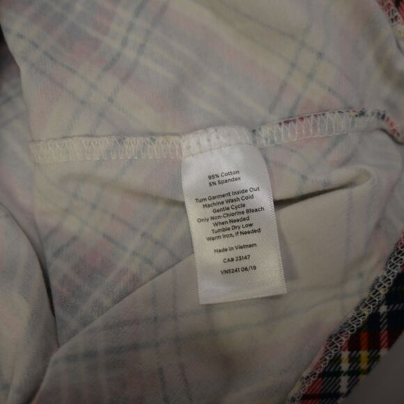 The Talbots Tee Womens XS Plaid Turtleneck Long Sleeve T-Shirt - Picture 4 of 7